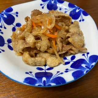 居酒屋さんの鶏皮南蛮♪